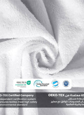 Coral Fleece Waterproof Mattress Protector 90x200+35cm with Deep Pocket - Cotton Home