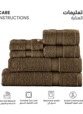 Cotton Towels 6 Piece Set-Soft Feel, Quick Dry, Highly Absorbent Durable Towels - Cotton Home