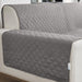 Ultimate Sofa Protector 1 Seater: Water Resistant Sofa Couch Cover for Ultimate Comfort |  Furniture Protector for Pets Kids - Silver - Cotton Home