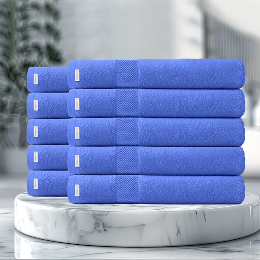Cotton Bath Towel 70x140 CM 10 Piece Set-Soft Feel, Quick Dry, Highly Absorbent Durable Towels - Cotton Home
