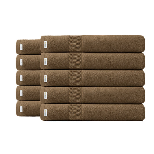 Cotton Bath Towel 70x140 CM 10 Piece Set-Soft Feel, Quick Dry, Highly Absorbent Durable Towels - Cotton Home