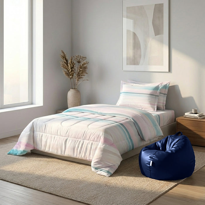 4PC Kids Bedding & Bean Bag Bundle 34