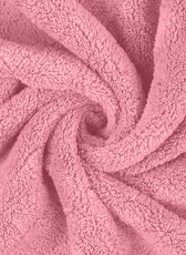 Premium Cotton Rose Pink Terry Bathrobe with Pockets Suitable for Men and Women, Soft & Warm Terry Home Bathrobe, Sleepwear Loungewear, One Size Fits All - Cotton Home