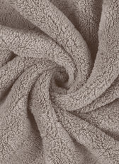 Premium Cotton Taupe Terry Bathrobe with Pockets Suitable for Men and Women, Soft & Warm Terry Home Bathrobe, Sleepwear Loungewear, One Size Fits All - Cotton Home