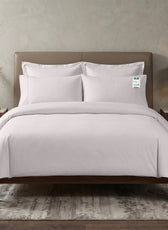 Egyptian Cotton 6 Piece Duvet Cover Set 220x240cm Light Grey