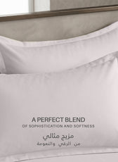 Egyptian Cotton 6 Piece Duvet Cover Set 220x240cm Light Grey