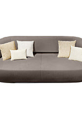 Nova 3-Seater Velvet Sofa in  – Luxurious Comfort, L230cm x W110cm x H86cm - Cotton Home