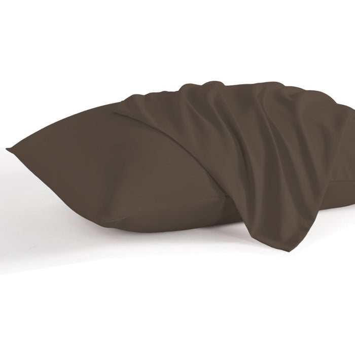 Pillow Cover with Pressed Pillow Set- 50x75cm - Dreamy Comfort Combo Khaki - 2 Piece - Cotton Home