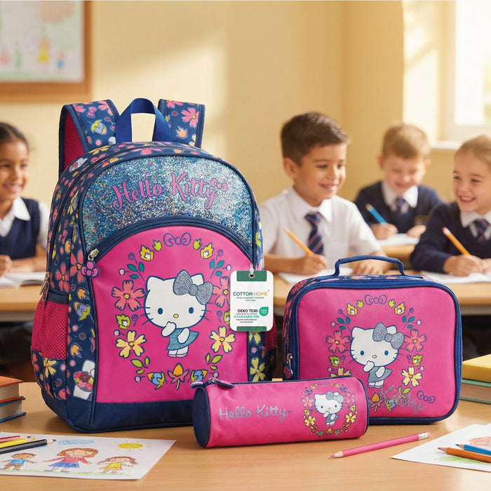 Back to School Essentials School Bags & Hair Accessories Hello Kitty