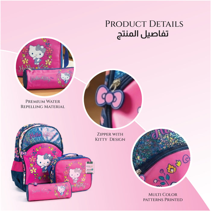 Back to School Essentials School Bags & Hair Accessories Hello Kitty