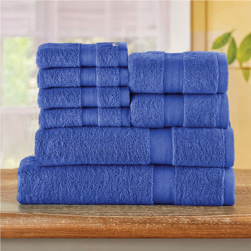 Cotton Towels 8 Piece Set-Soft Feel, Quick Dry, Highly Absorbent Durable Towels - Cotton Home