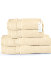 Cotton Face Towel and Hand Towel 4 Piece Set-Soft Feel, Quick Dry, Highly Absorbent Durable Towels - Cotton Home