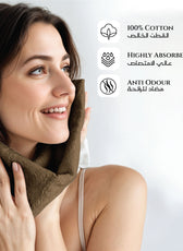 Cotton Face Towel and Hand Towel 4 Piece Set-Soft Feel, Quick Dry, Highly Absorbent Durable Towels - Cotton Home