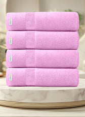 Cotton Hand Towel 50x100 CM 4 Piece Set-Soft Feel, Quick Dry, Highly Absorbent Durable Towels - Cotton Home