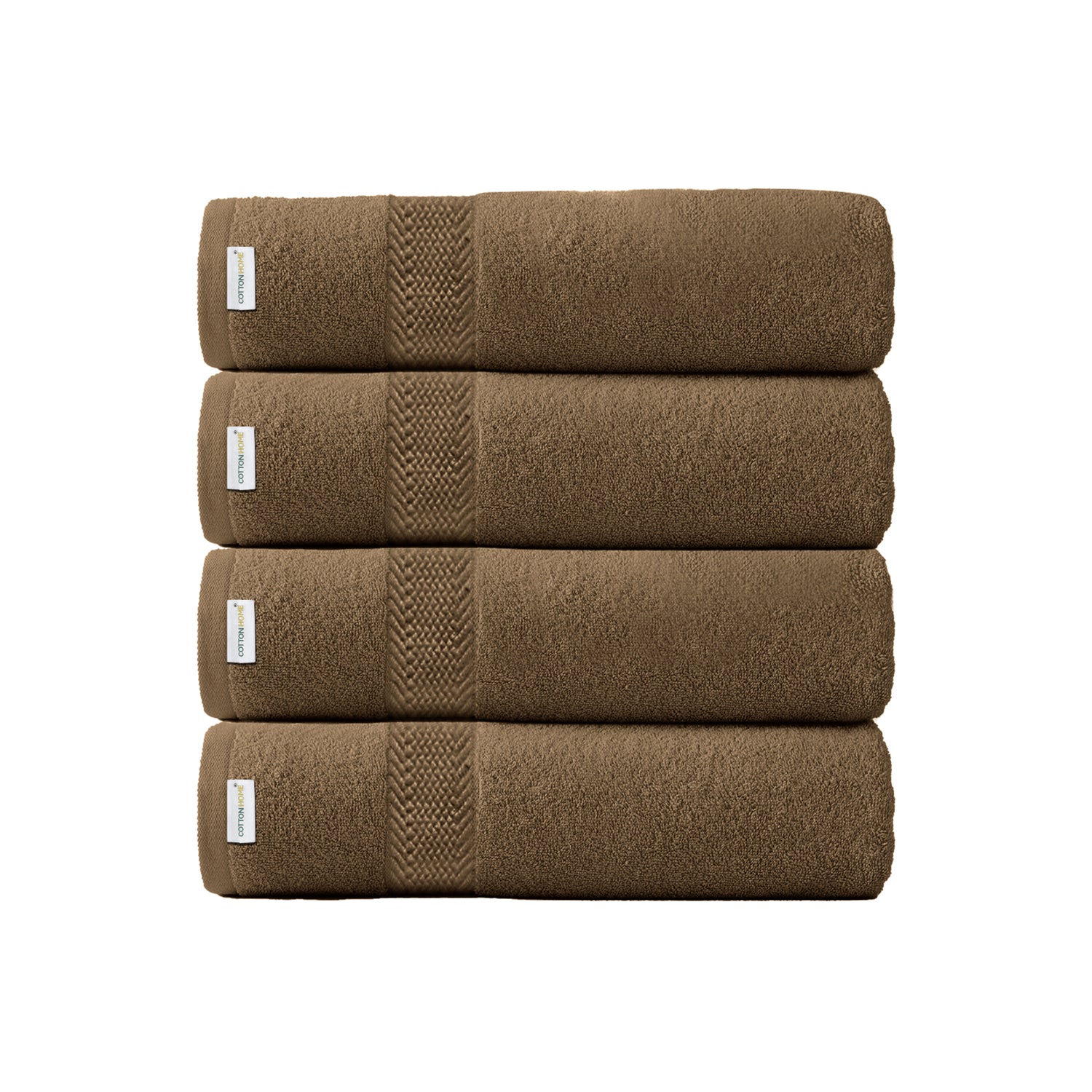 Cotton Bath Sheet 100x150 CM 4 Piece Set-Soft Feel, Quick Dry, Highly Absorbent Durable Towels - Cotton Home