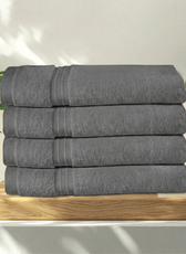 Cotton Hand Towel 40x70cm 4 Piece Set-Soft Feel, Quick Dry, Highly Absorbent Durable Towels