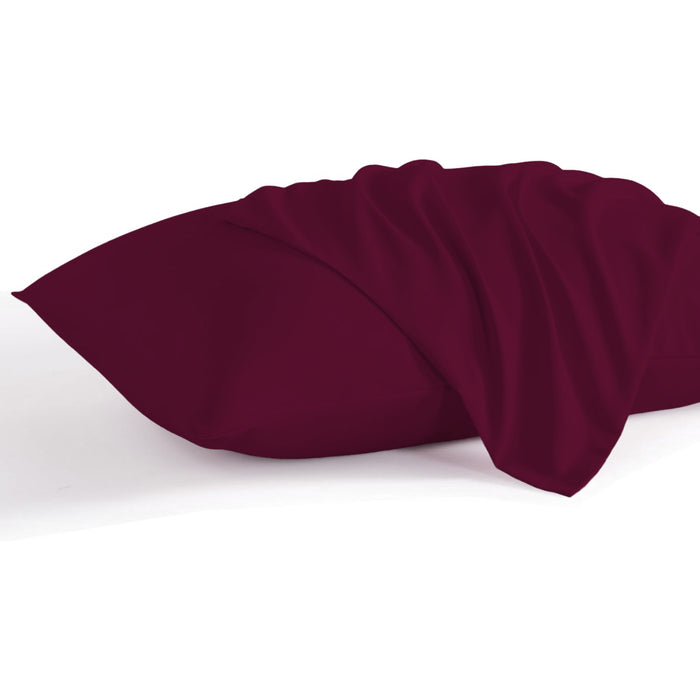 Super Soft Pillowcase 2PC Set - 50x75cm Burgundy
