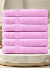 Cotton Bath Sheet 100x150 CM 6 Piece Set-Soft Feel, Quick Dry, Highly Absorbent Durable Towels - Cotton Home