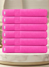 Cotton Bath Sheet 100x150 CM 6 Piece Set-Soft Feel, Quick Dry, Highly Absorbent Durable Towels - Cotton Home