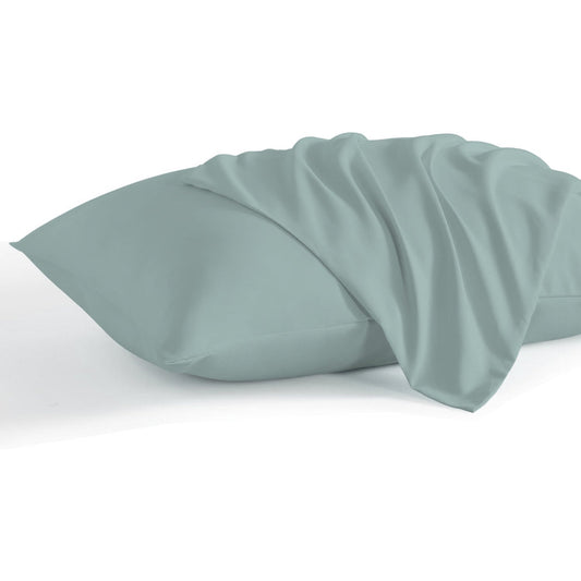 Pillow Cover with Pressed Pillow Set- 50x75cm - Dreamy Comfort Combo Metalic Blue - 2 Piece - Cotton Home