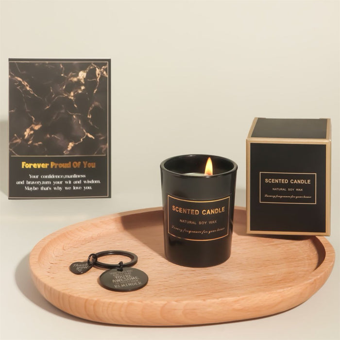 Bath Gift Box Set – Luxe Black Spa Care Package with 12 Relaxing Self-Care Items for Women, Mom, Wife, Sister, Friends