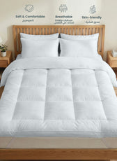 Mattress Topper 160×200+8cm - White