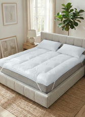 Mattress Topper 160×200+8cm - White