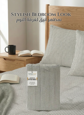 Egyptian Cotton Twin Size Printed Fitted Sheet 120X200+30CM with Pillow Case (30B)
