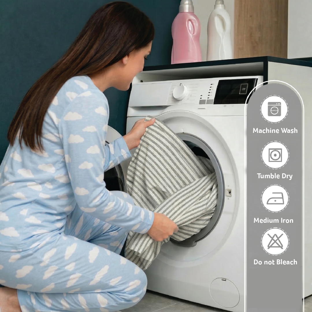 Egyptian Cotton Twin Size Printed Fitted Sheet 120X200+30CM with Pillow Case (30B)