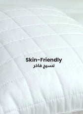 Sapphire Quilted Premium Cotton Pillow with Down Alternative filling 50x75 cm - Cotton Home