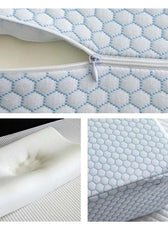 Ergo Gel-Infused Memory Foam Pillow Cervical Support for Neck and Shoulders 35x55cm