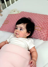 Skin Friendly Velvet Kids Pillow Pink