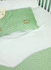 Skin Friendly Velvet Kids Pillow Green