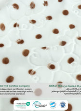 Polka Baby Blanket – Ultra Soft, Lightweight & Cozy Plush 144x110cm Brown