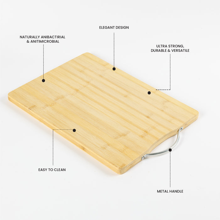 Bamboo Cutting Board  36x26cm - Cotton Home