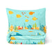 Kids Duvet Cover Set 3 Pcs - Aqua Print | 135x220cm | Microfiber | Cotton Home - Cotton Home