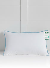 Cotton Kids Pillow 30x45cm Soft & Breathable 100% Cotton with Blue Cord