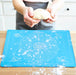 Silicon Blue Reusable Non-Stick Baking Mat Extra Large 60x40cm - Cotton Home