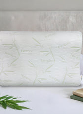 Bamboo Cervical Ergonomic Memory Foam Pillow - Cotton Home