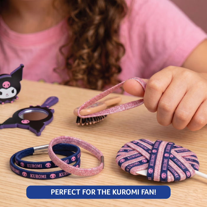 Kuromi Theme Hair Accessories Hair Elastics – 20 Piece Set