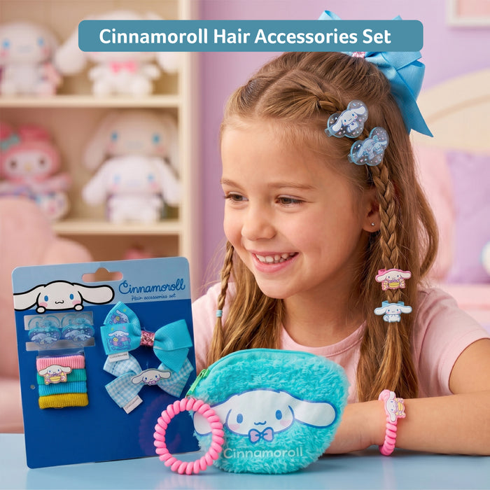Cinnamoroll Hair Accessories Set Pack of 10 with Bag