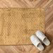 Luxury Memory Foam Cobblestone Bathmat - Beige | Cotton Home - Cotton Home