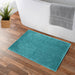 Luxury Shaggy Cobblestone Bathmat - Super Absorbent & Soft - Green | Cotton Home - Cotton Home