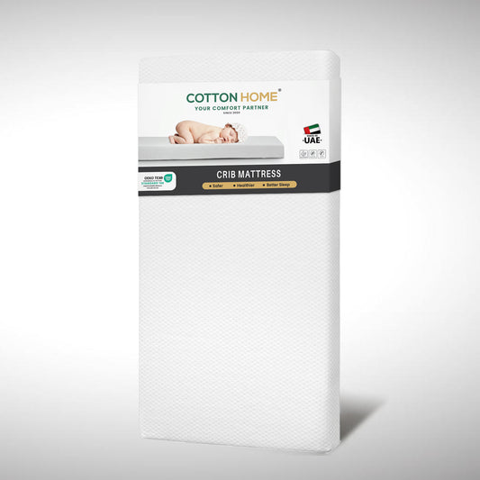 Cot Mattresses, 120 x 60cm Crib Mattress with Extra Thick 10 cm Memory Foam & Removable Washable Cover, Breathable, Anti Allergenic and Water Resistant Toddler Bed Mattress