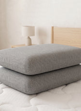 Breathable Grey Memory Foam Pillow - 40x60CM Pack of 2
