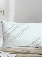 Bamboo Waterproof Pillow Protector 50 X 75 CM - 2 Piece, Grey