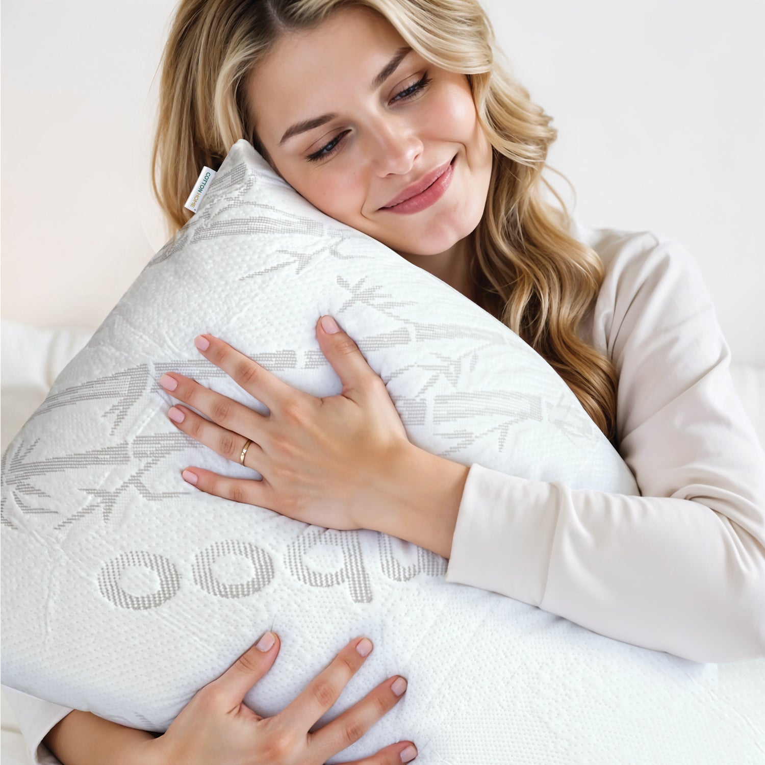 Bamboo Waterproof Pillow Protector 50 X 75 CM - 2 Piece, Grey