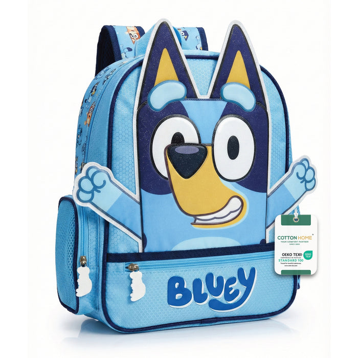 Bluey Printed School Backpack for Kids – Lightweight Cartoon Character Bookbag with Large Storage Space for Boys & Girls