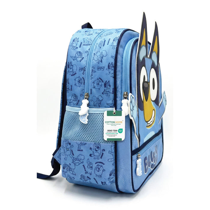 Bluey Printed School Backpack for Kids – Lightweight Cartoon Character Bookbag with Large Storage Space for Boys & Girls