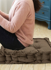 Serenity Velvet Multipurpose Seat Cushion 40x40cm Square Shape Seating - Cotton Home